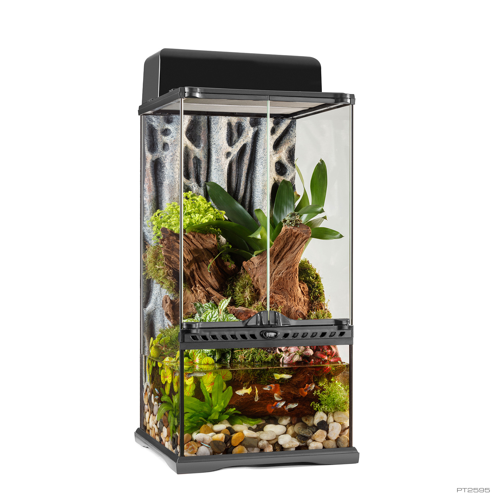 EXO TERRA TERRARIUM MINI X-TALL PT2595 DIMENSIONS (DXWXH) 30 X 30 X 60 cm 12 X 12 X 24 