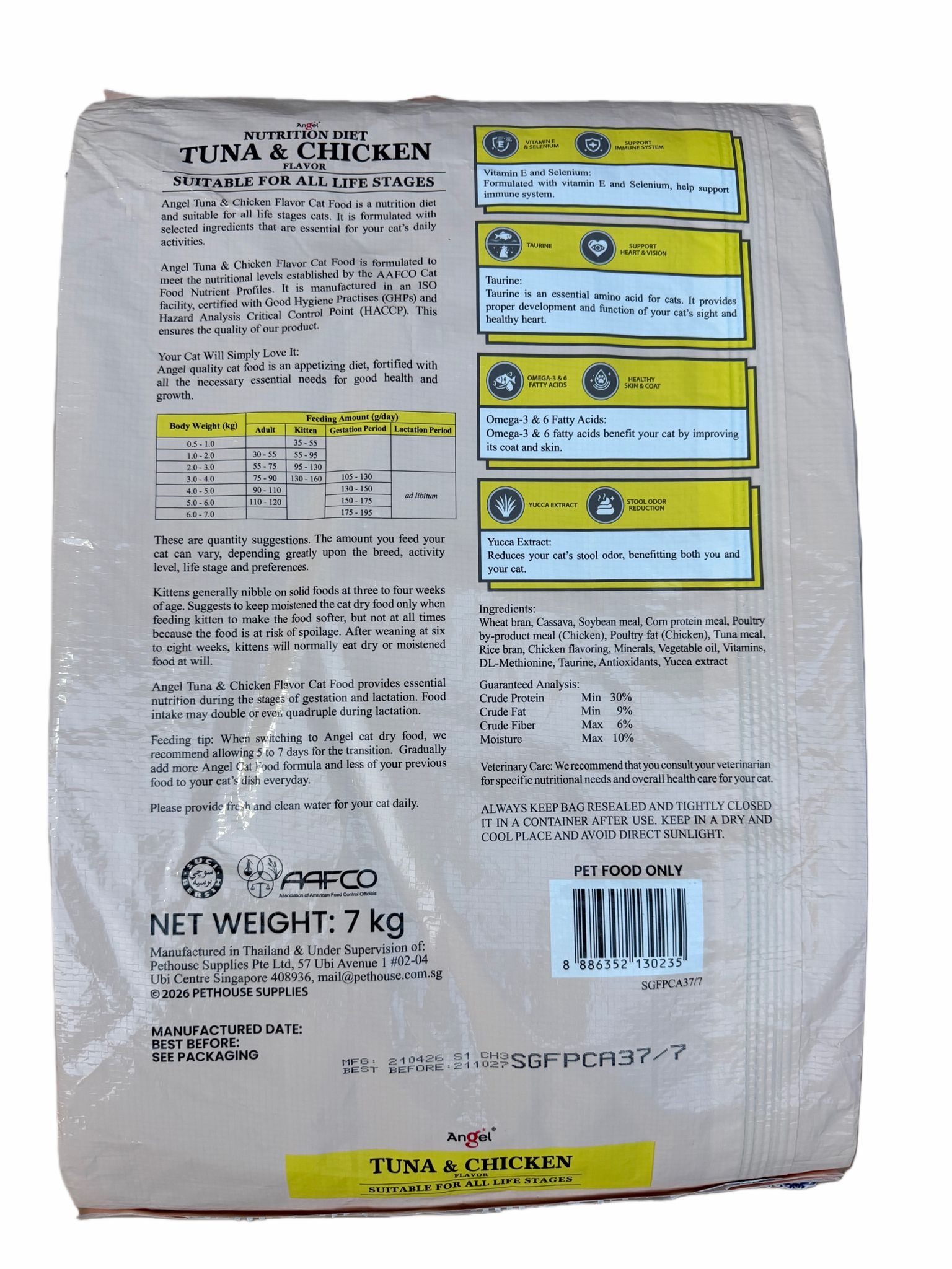 Angel Nutrition Diet Tuna and Chicken 7kg