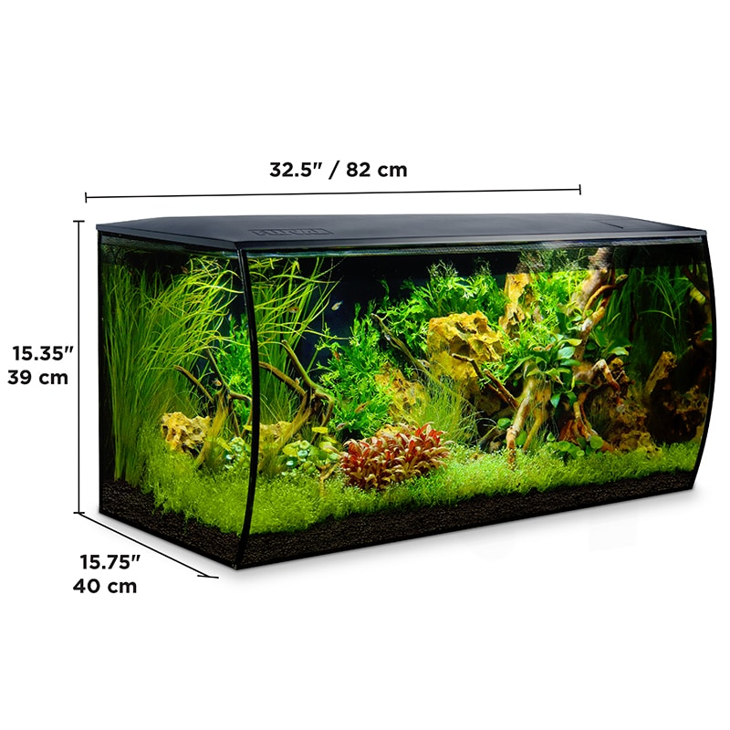Fluval Flex 123L Aquarium Kit #14995 Black