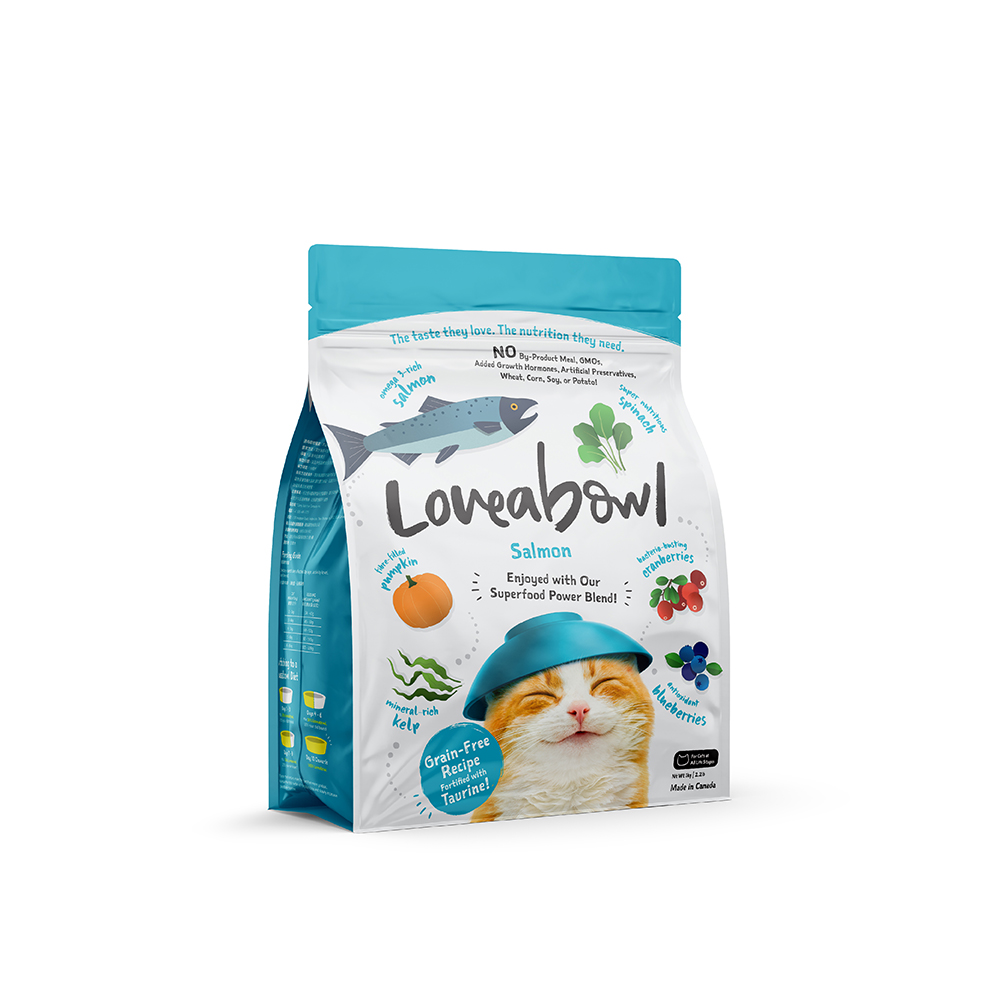 LOVEABOWL SALMON CAT FOOD 