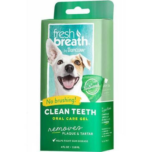 TROPICLEAN Fresh Breath Clean Teeth Gel 4oz