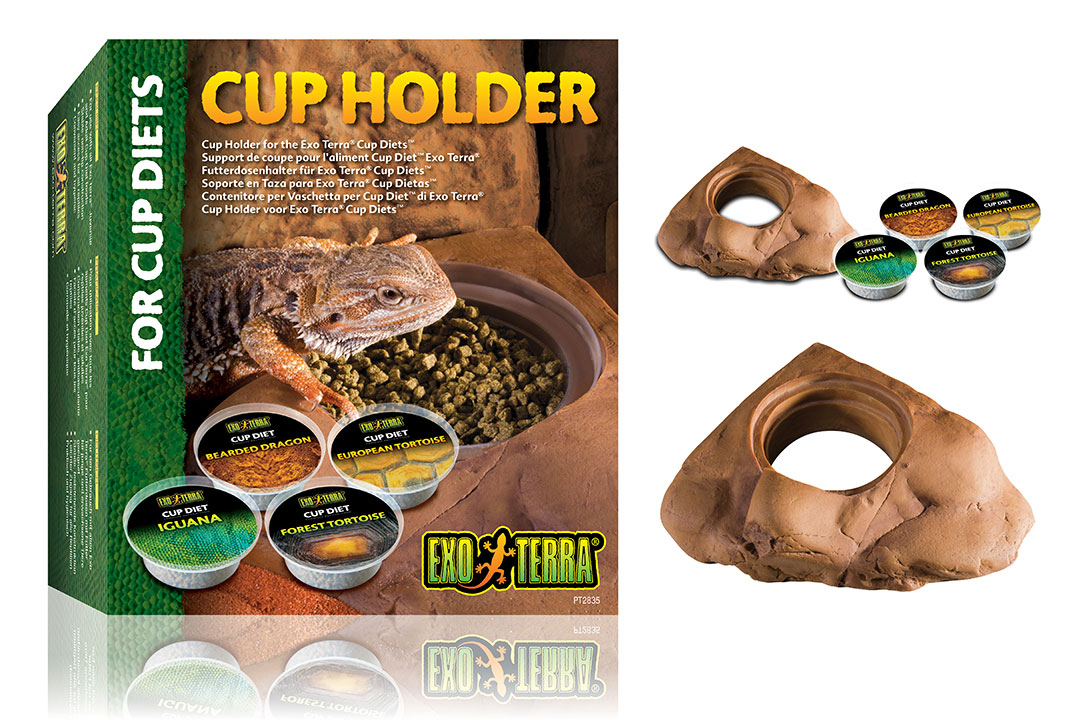 Exo Terra PT2835 Feeding Dish for Reptiles Food Cup Diet