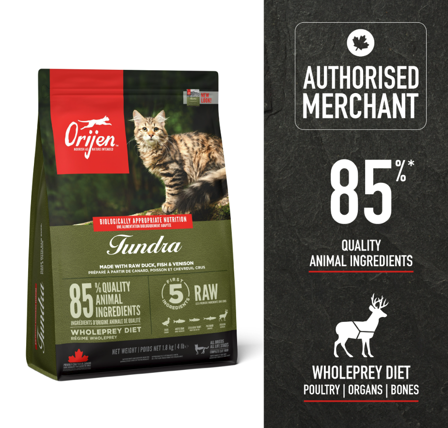 ORIJEN Freeze-Dried Infused Cat Tundra 1.8kg