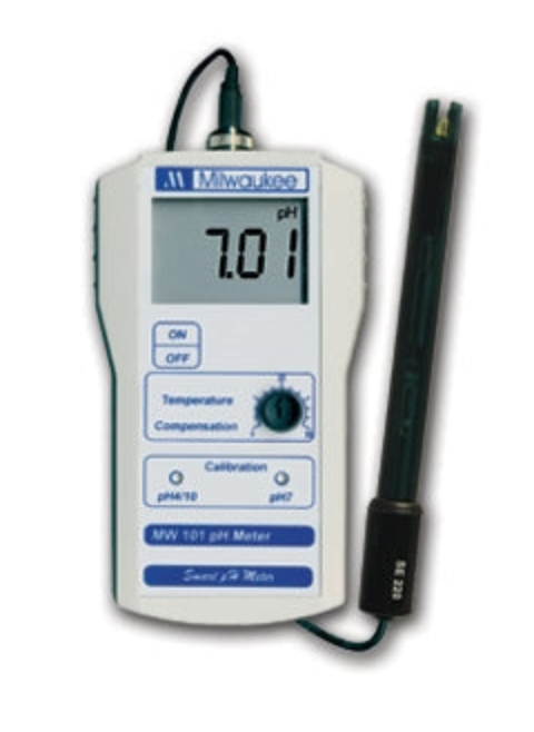 MILWAUKEE PH METER MW-101 PORTABLE WITH 0.01 PH RESOLUTION