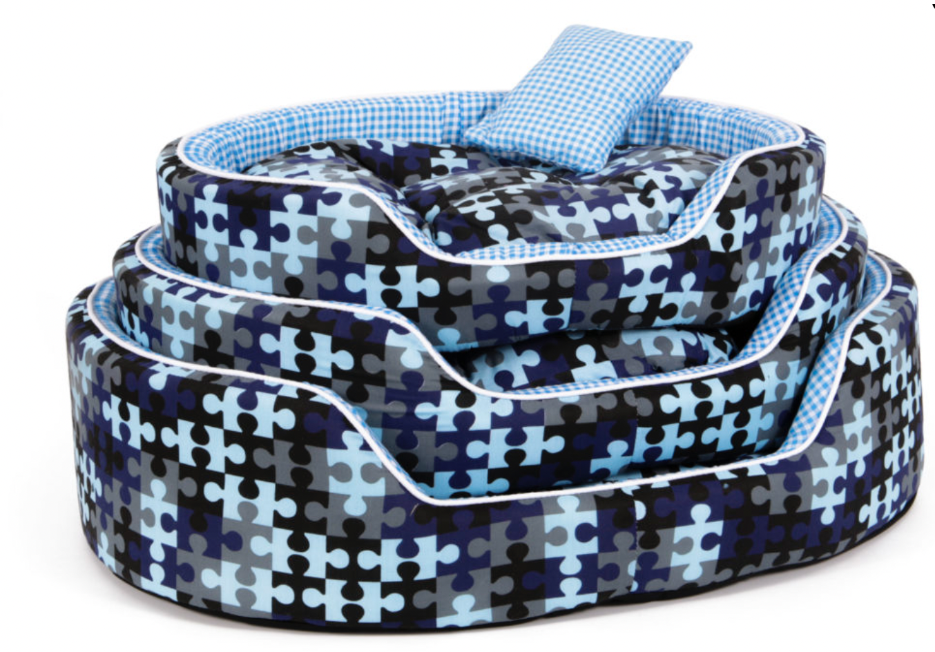 Premium Sky The Oval Bed Blue Jigsaw 3 Sizes 