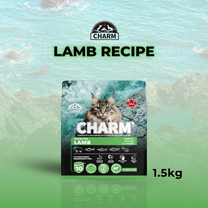CHARM GRASS-FED LAMB 1.5kg CAT + Free 340g