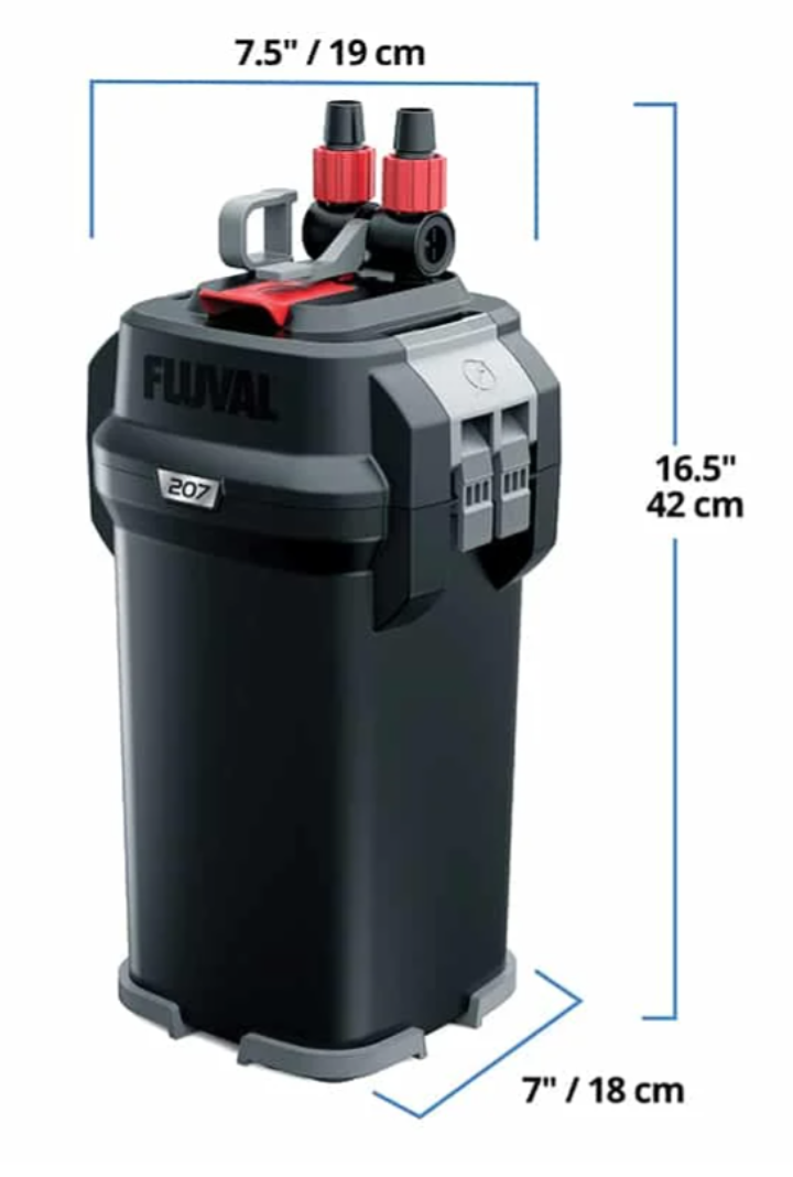 FLUVAL 207 EXTERNAL CANISTER FILTER PUMP A443