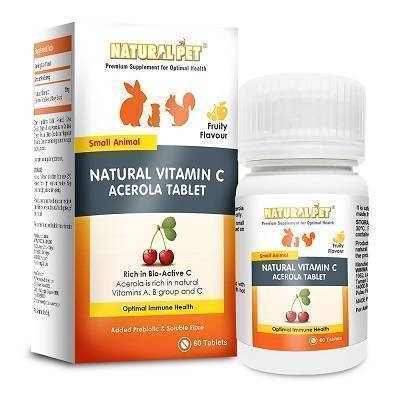 Natural Pet - Small Animal Natural Vitamin C Acerola Tablet 60ct / Powder 100g