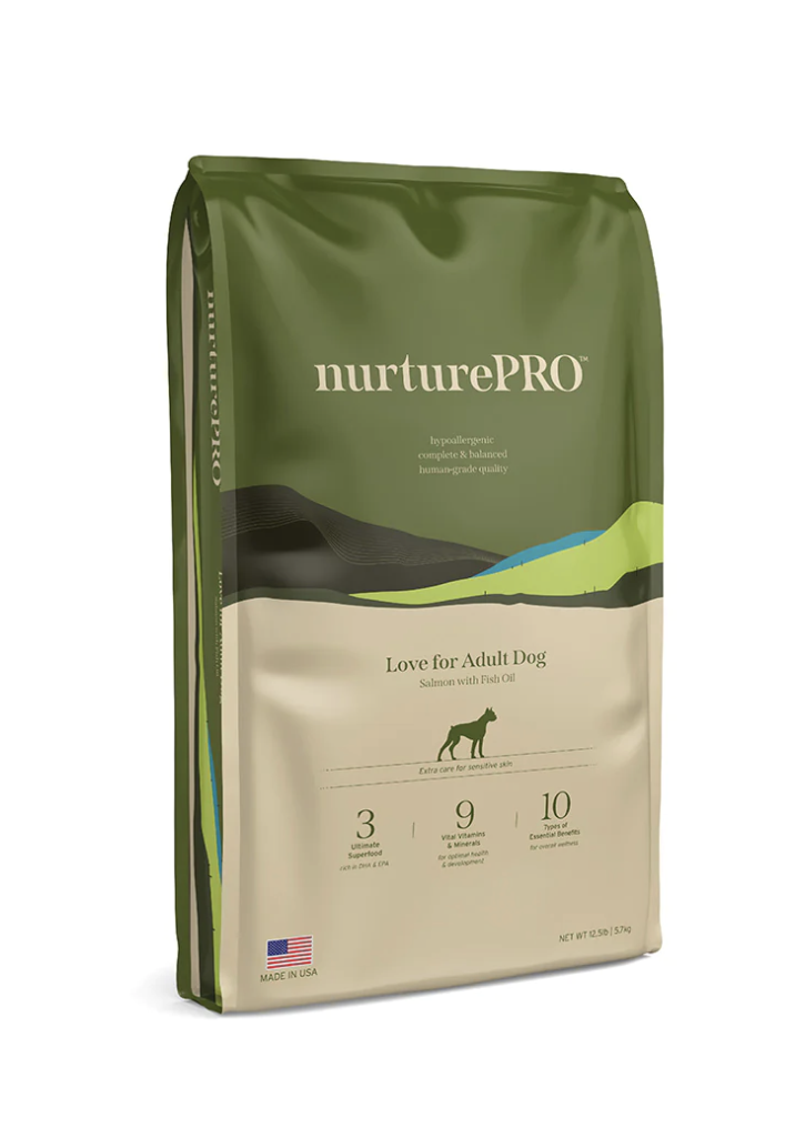 Nurture Pro Dog Love Salmon with Fish Oil Adult 4lb / 12.5lb / 26lb