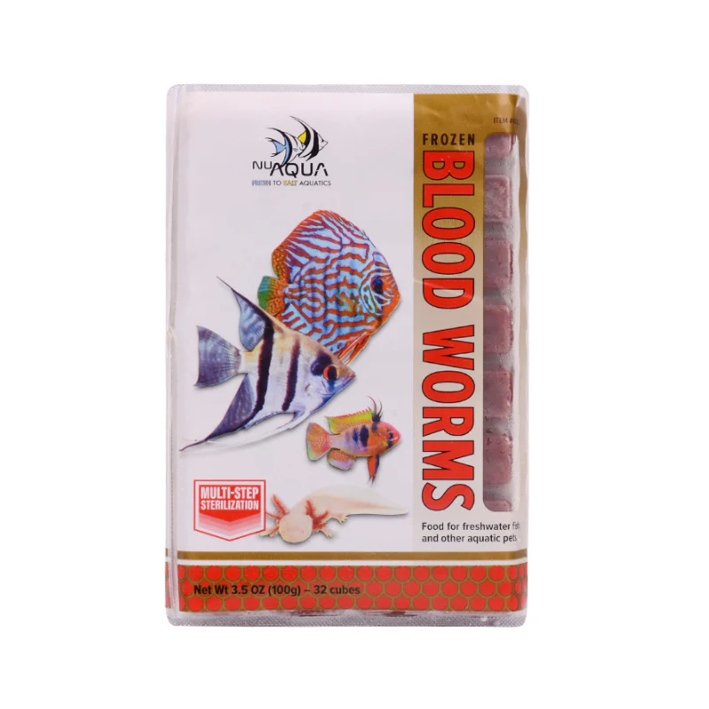 NU AQUA - BLOODWORMS (FROZEN) cube 100g
