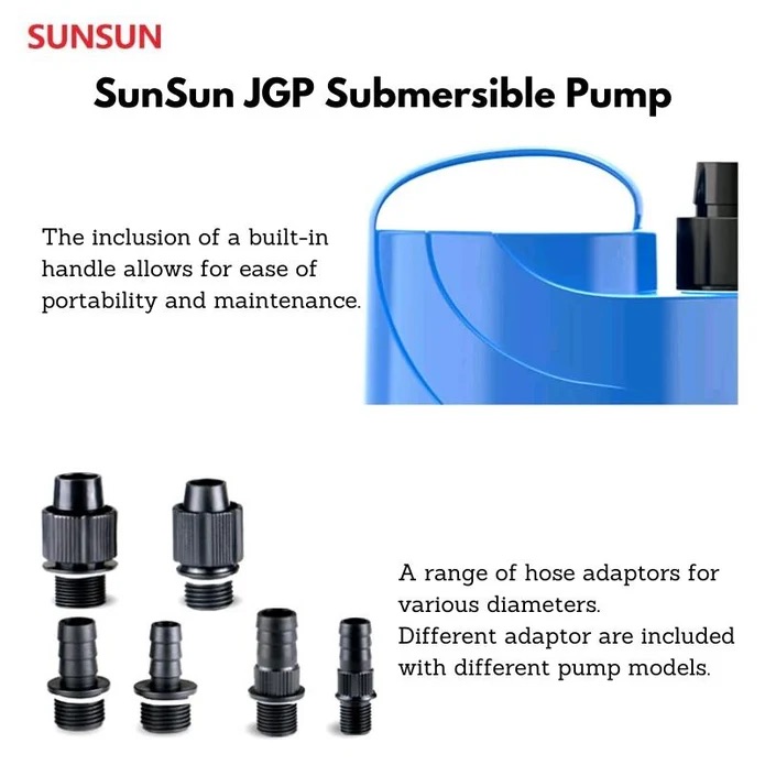 SUNSUN JGP-4500L Submersible Water Pump 4500L/Hr 