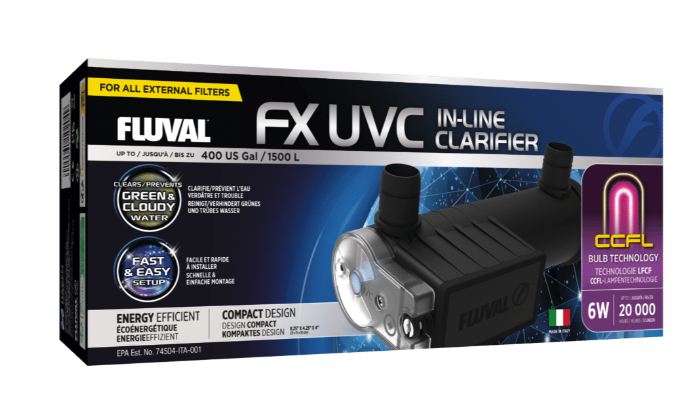 FLUVAL FX UVC IN-LINE CLARIFIER A199 6watt 1500L