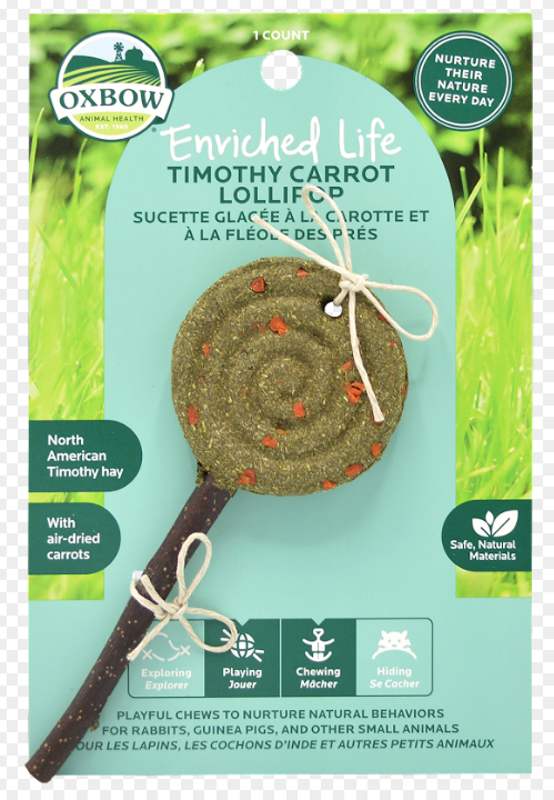 OXBOW Enriched Life Timothy Carrot Lollipop