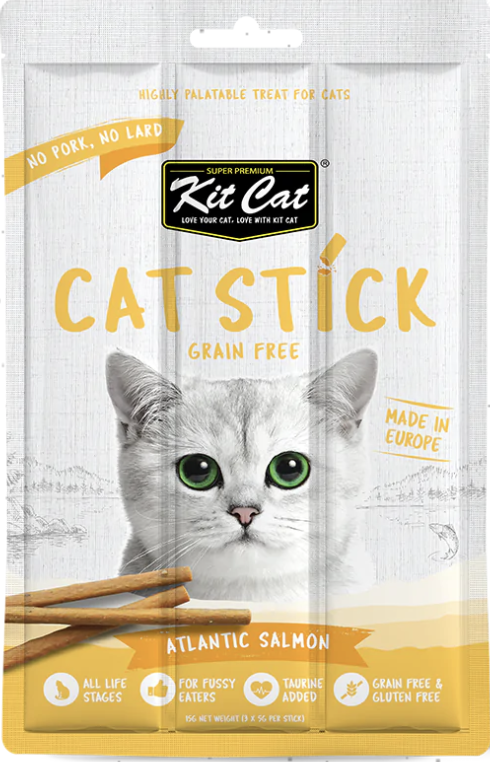 KitCat Cat Stick Grain-Free Atlantic Salmon 15g