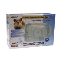 LillipHut Hamster Medium Blue / Brown Cage 