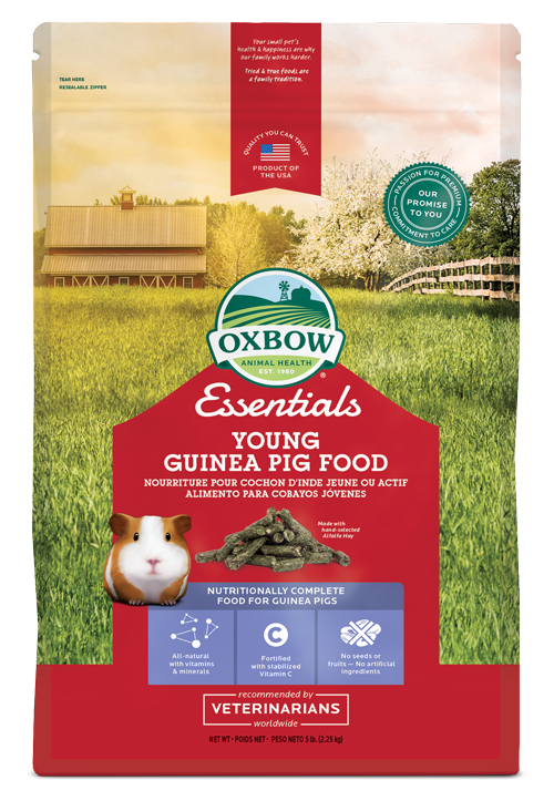OXBOW YOUNG GUINEA PIG FOOD 5LB n 10LB