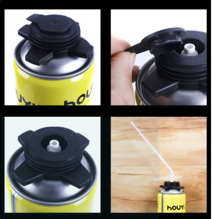 HOUYI SCAPPING FORM ( BROWN ) B EXPANDING FOAM SPRAY FOR AQUARIUM SCAPE