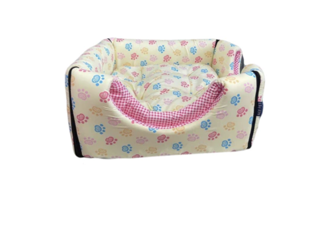 Premium SKY PET Colourful  Non-Fur Cosy Dog Bed