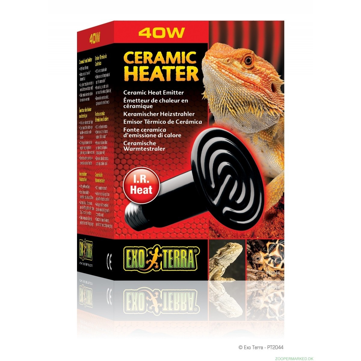 EXO TERRA HEAT EMITTER 40W PT2044