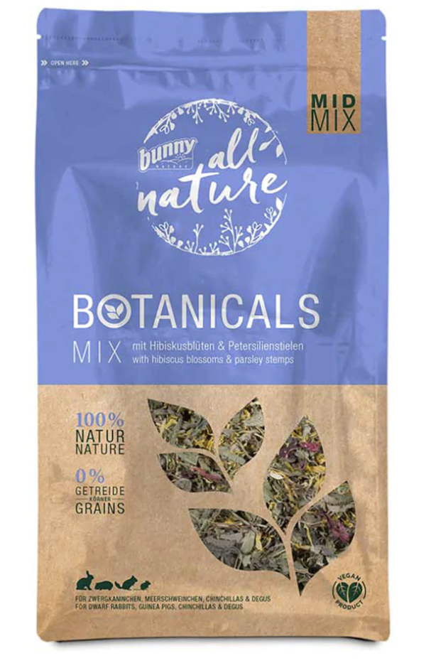 Bunny Nature Botanicals Mid Mix Daisies & Red Clover Flowers 120g