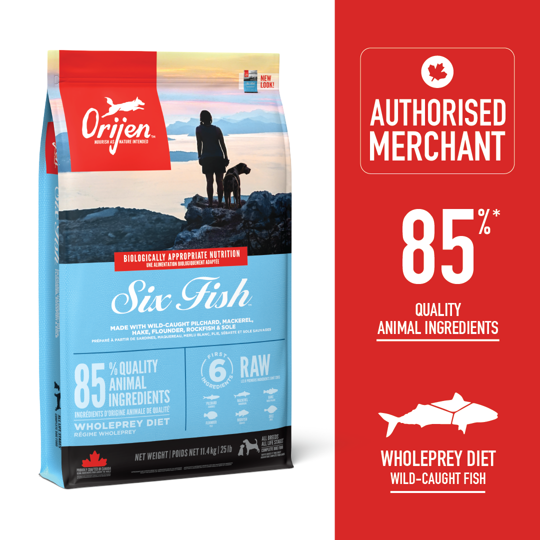 ORIJEN Freeze-Dried Infused Six Fish Dog 2.0kg