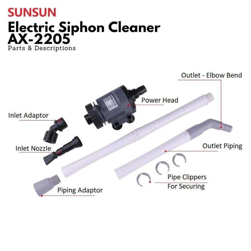 SUNSUN AX-2205 Siphon Cleaner SUNAX2205