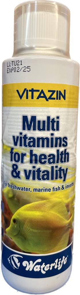 WATERLIFE VITAZIN Multi Vitamins for Health & Vitality 250ML Treats up to 3,750L