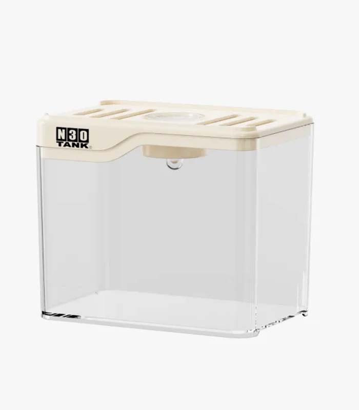 N30 Mini Stack Pods WHITE (Betta Fish) Tank w/LIGHT FSN0195
