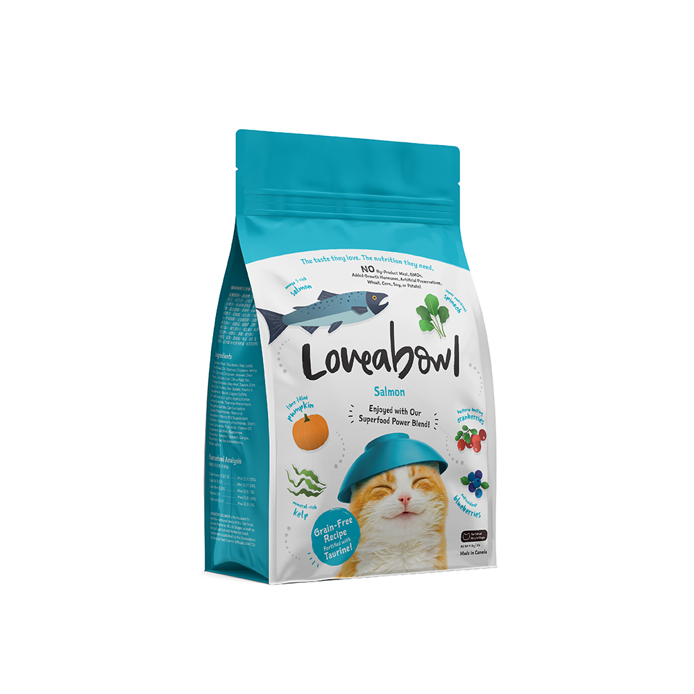 LOVEABOWL SALMON CAT FOOD 