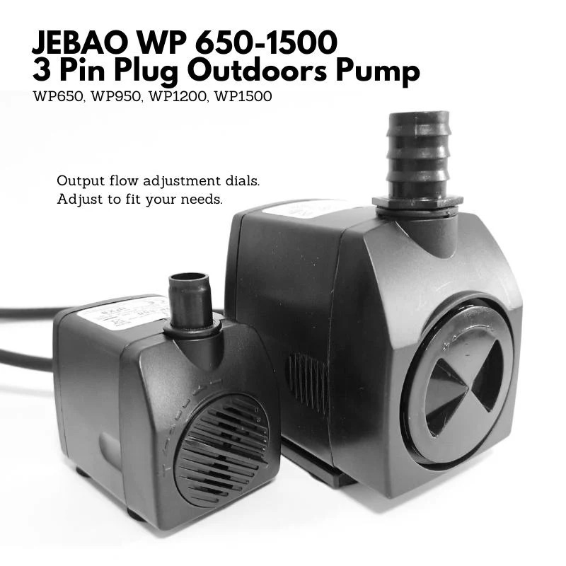 JEBAO WP650 Outdoors Water Pump 2m Weather Proof Cable