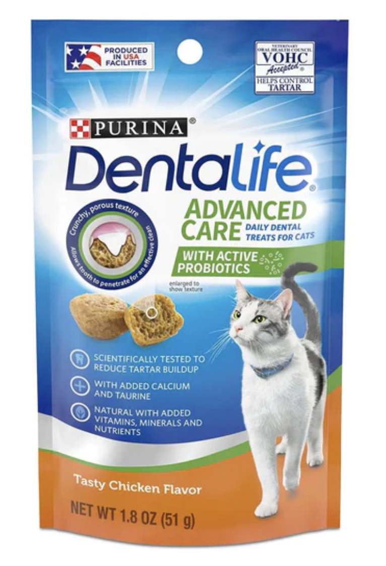 Dentalife Tasty Chicken Dental Cat Treats 1.8oz (51g)