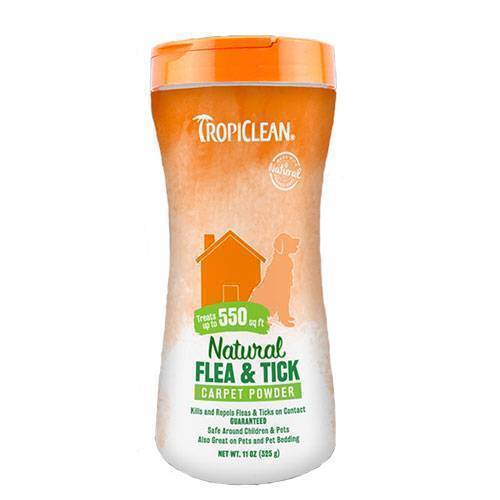 TROPICLEAN Natural Flea nTick Carpet n Pet Powder 11oz