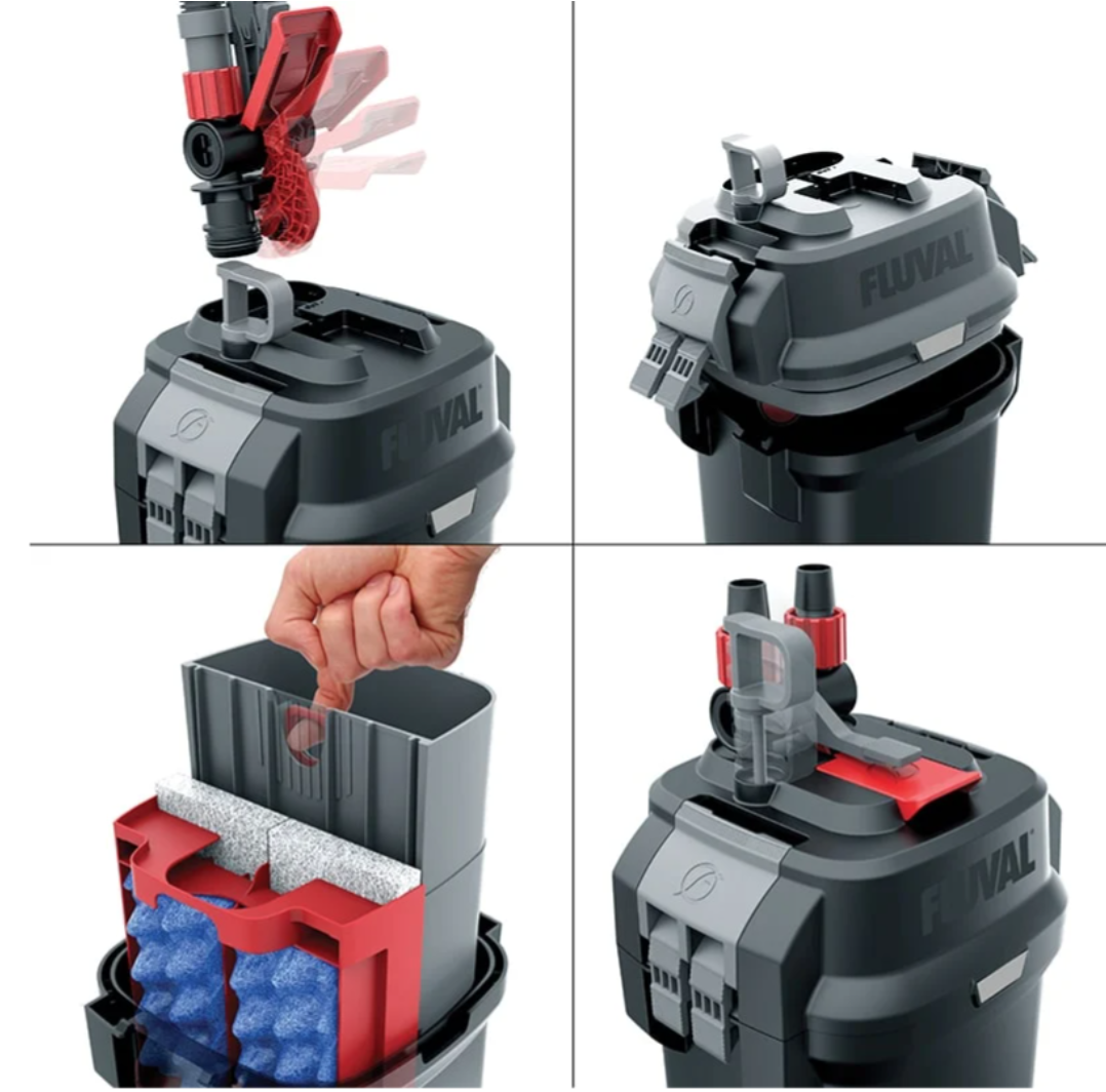 FLUVAL 207 EXTERNAL CANISTER FILTER PUMP A443