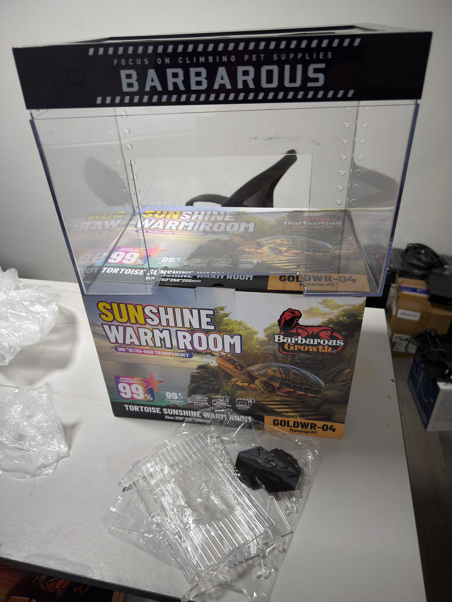 BARBAROUS GROWTH GOLDWR-02 Turtle WARM ROOM 25x16x16m