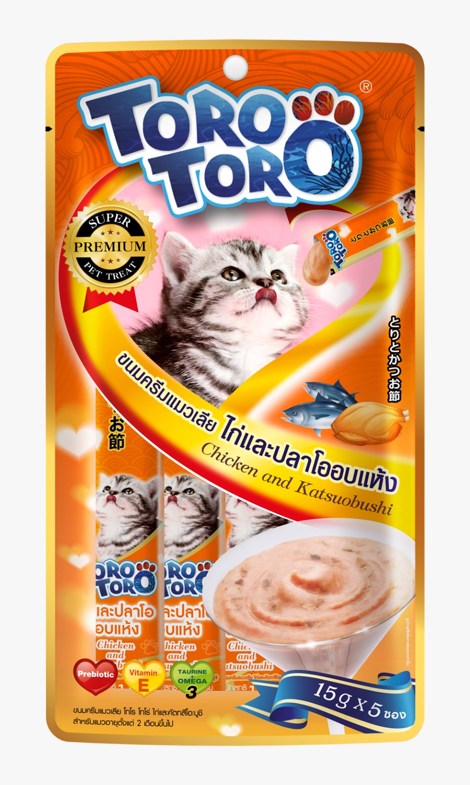 TORO TORO Tuna & Goat milk 15g x 5