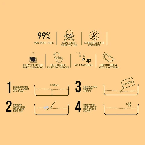 Platinum Choice Tofu Cat Litter Original 7L