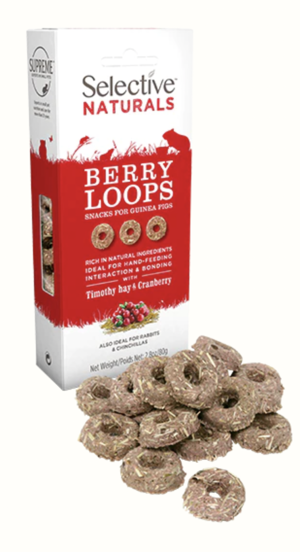 Supreme Selective Naturals Harvest Loops with Apple, Linseed & Peanut (80g)