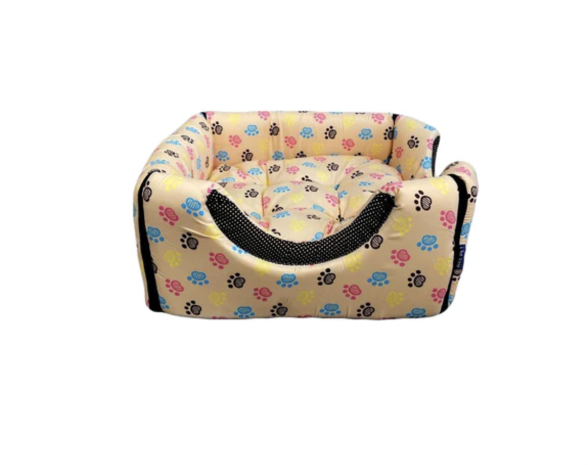 Premium SKY PET Colourful  Non-Fur Cosy Dog Bed