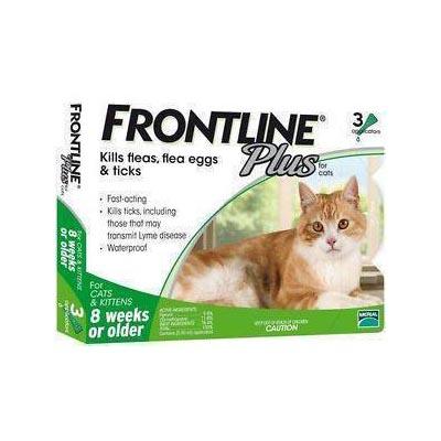 Frontline Plus Spot-On for Cats    3pc       2 sizes