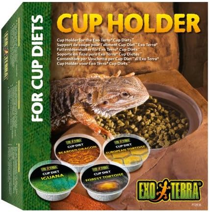 Exo Terra PT2835 Feeding Dish for Reptiles Food Cup Diet