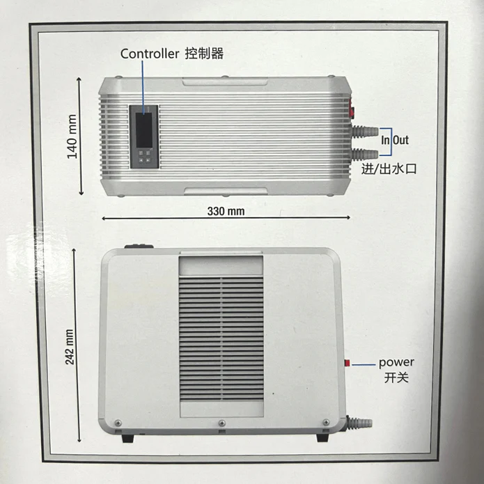 HAILEA Chiller HB-60A mini chiller 45L and below