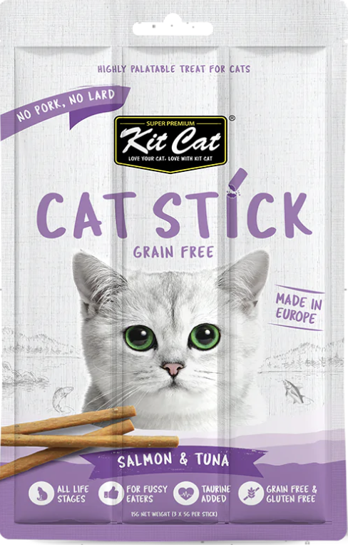 KitCat Cat Stick Grain-Free Salmon & Tuna 15g