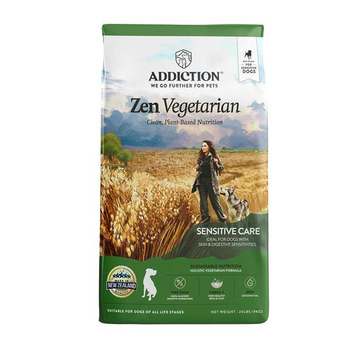 Addiction Dog Zen Vegetarian  (NEW)   3 Sizes
