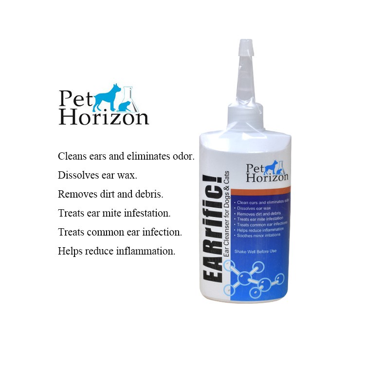 Pet Horizon Earrific Ear Cleanser For Dogs n Cats 140ml