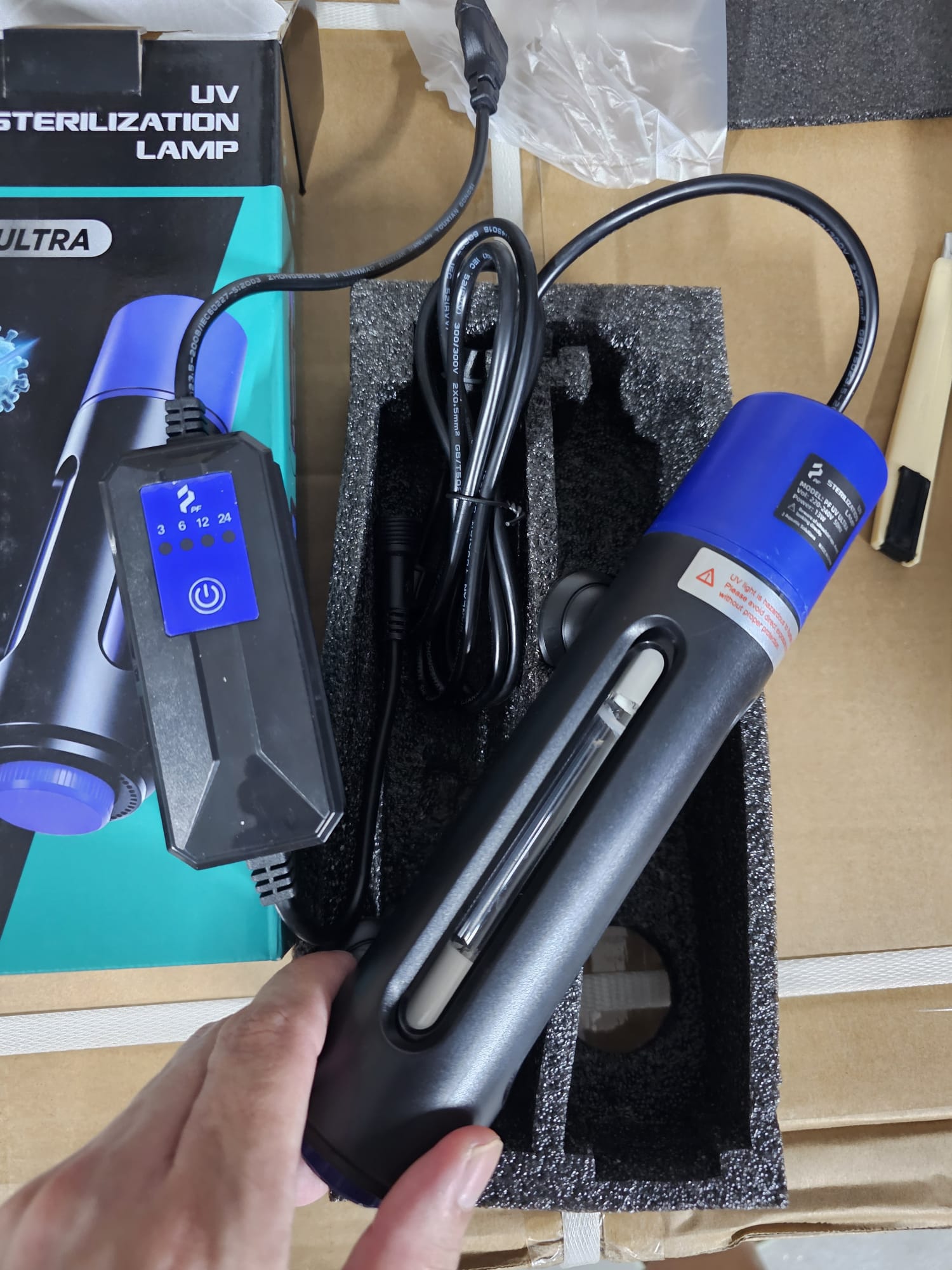 PF UV Ultra Sterilization Lamp 13watt w/Timer