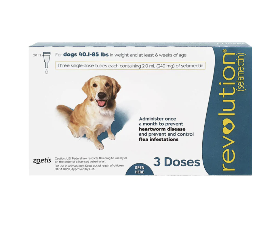 Revolution Spot-On for Dogs 40.1 - 85lb | Pet Mart