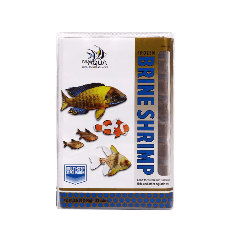 NU AQUA - BRINE SHRIMP (FROZEN) cube 100g