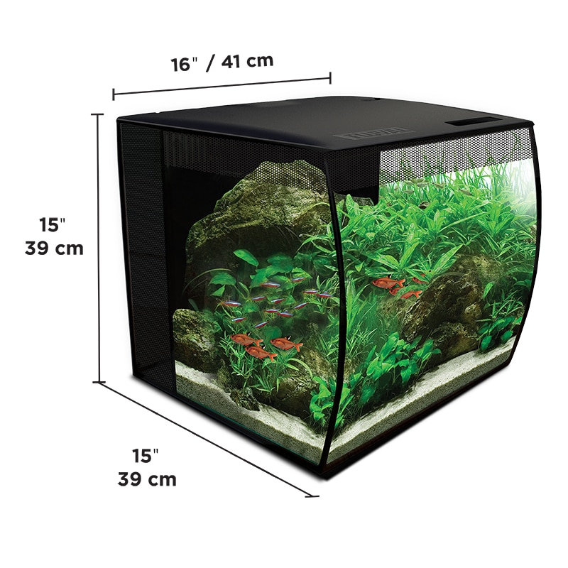 Fluval Flex 57L Aquarium Kit #15006 Black