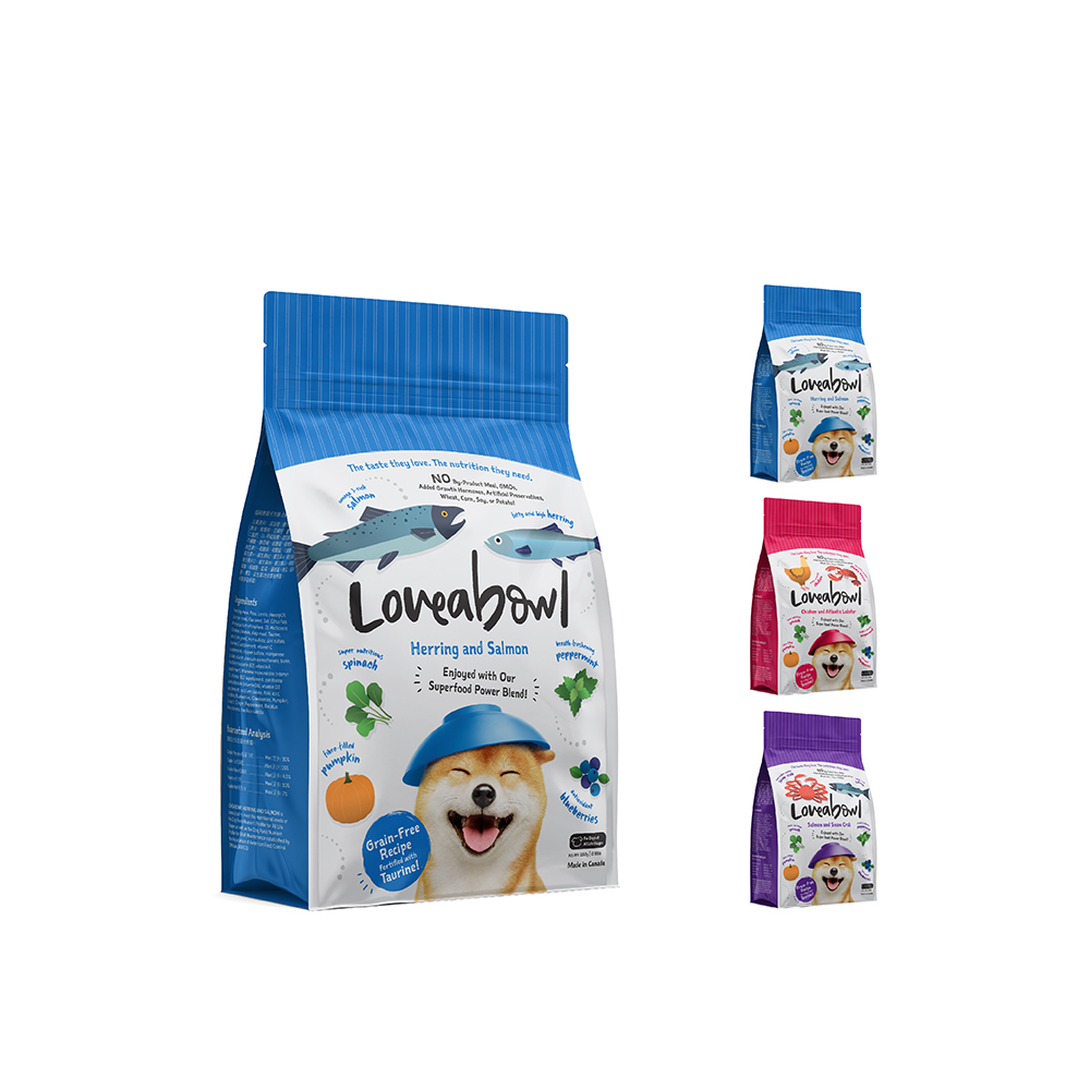 LOVEABOWL HERRING AND SALMON DOG FOOD