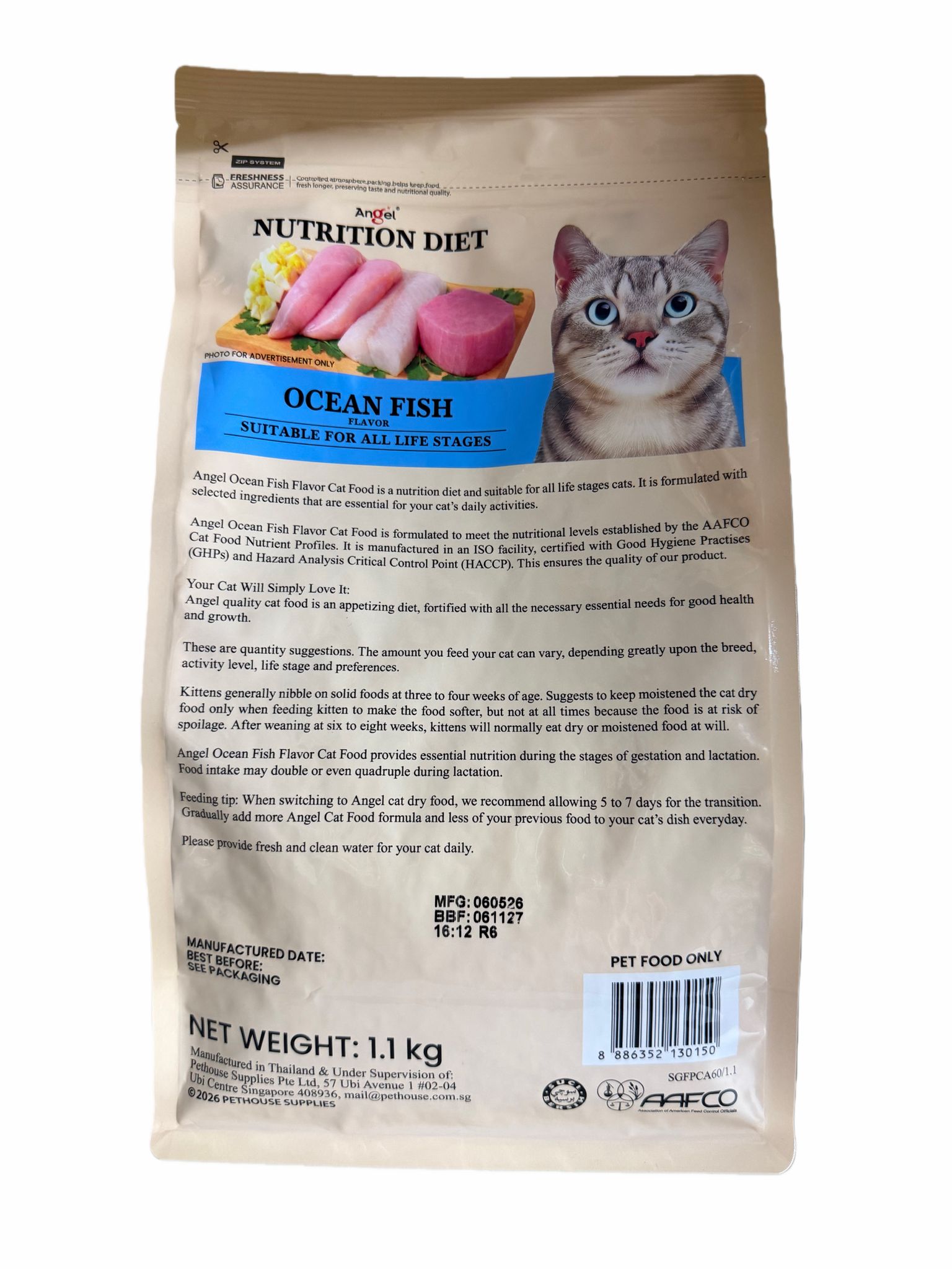 Angel Nutrition Diet Ocean fish 1.1kg